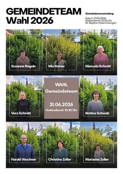 Quelle: Gemeindeteam Oberrimsigen